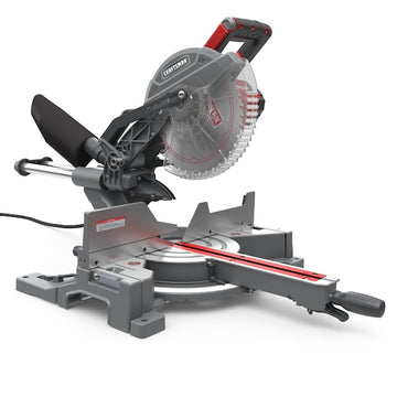 CRAFTSMAN 10-in 15 Amps Single Bevel Sliding Corded Miter Saw